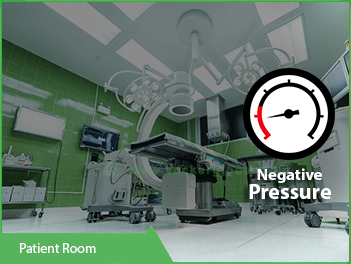 varicella zoster and negative pressure room