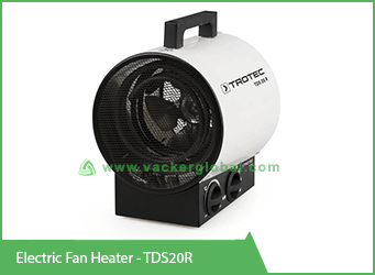 2.5 kW TROTEC Electric Fan Heater TEH 20 T with UK-Plug 