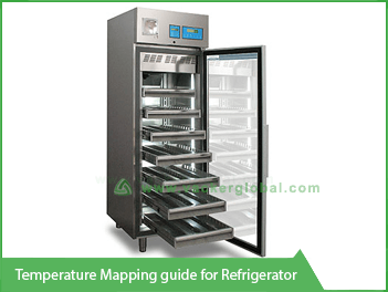 Vacker temperature mapping guide for refrigerator