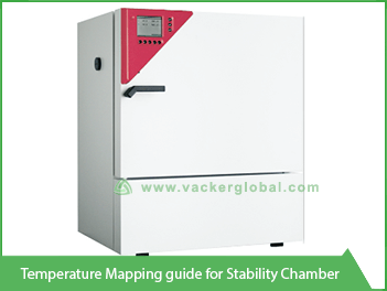 Vacker temperature mapping guide for stability chamber