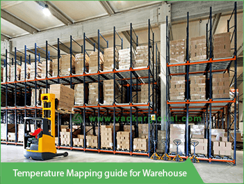 Vacker temperature mapping guide for warehouse